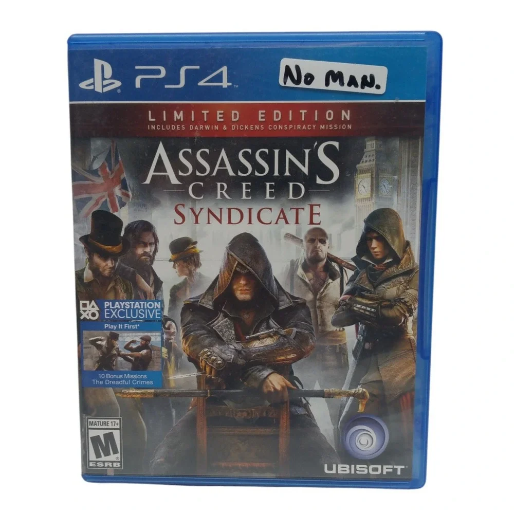 Assassin's Creed‎ Syndicate (PS4) CD clean, no manual